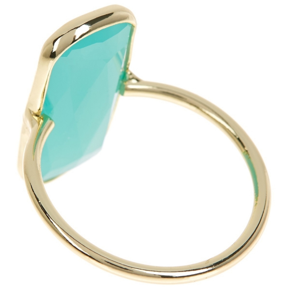 🎁NWT: Cinnabar Gold & Amazonite Ring - Picture 2 of 3